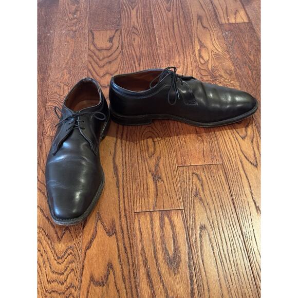 Allen Edmonds Grantham Men\'s 10.5 D Black Calfskin Leather Derby Sleek Lace Up main image 11